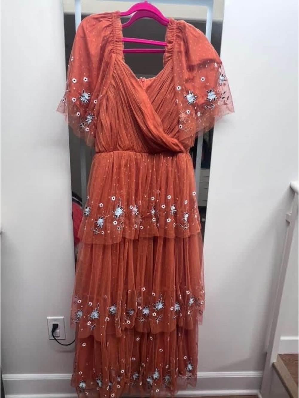 Mabel dress in Rust Orange by Ivy City Co - Size L and 1X - Picture 2 of 2